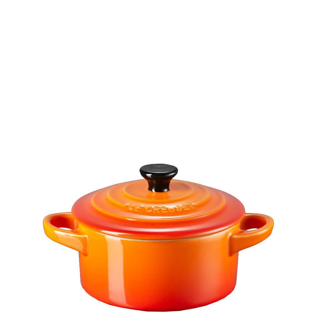 Le Creuset Volcanic Orange Stoneware Petite Casserole